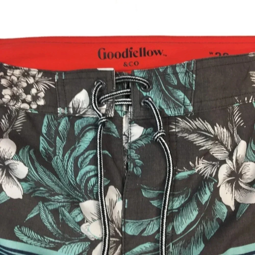 SH40 Goodfellow Floral Board Shorts 33
